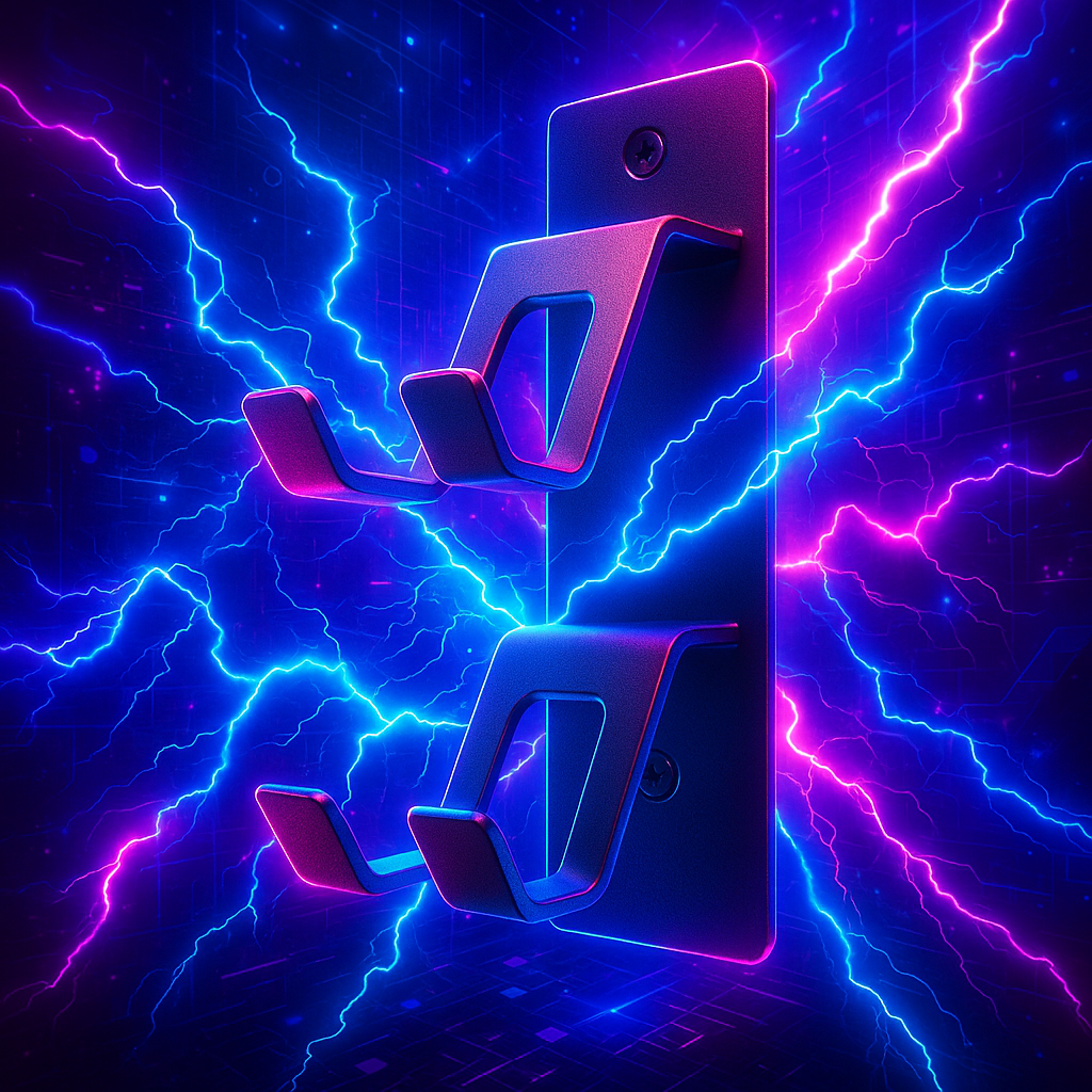 "מטורף!,סוף סוף סט-אפ נקי ומסודר" - מתלה איכותי ועמיד.