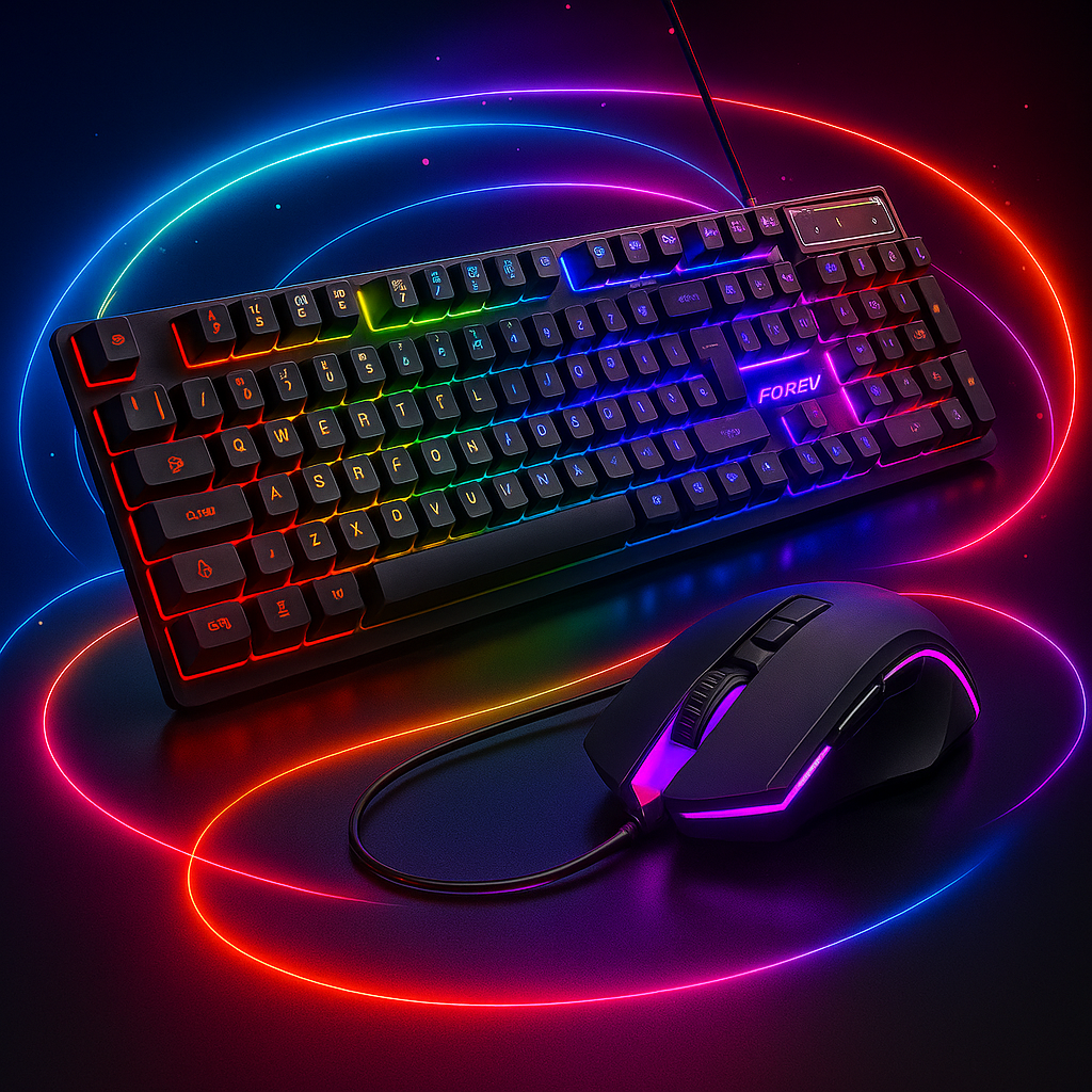 “מקלדת משנה משחק – מדויקת, שקטה ומוארת!”