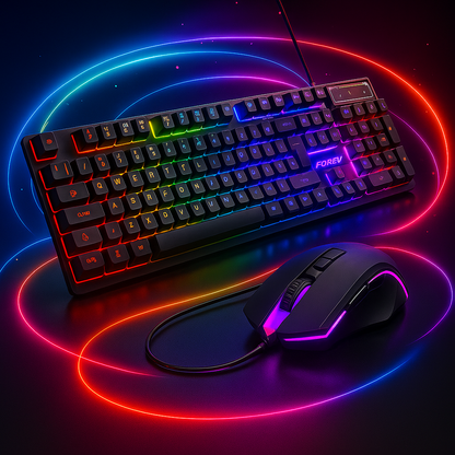 “מקלדת משנה משחק – מדויקת, שקטה ומוארת!”