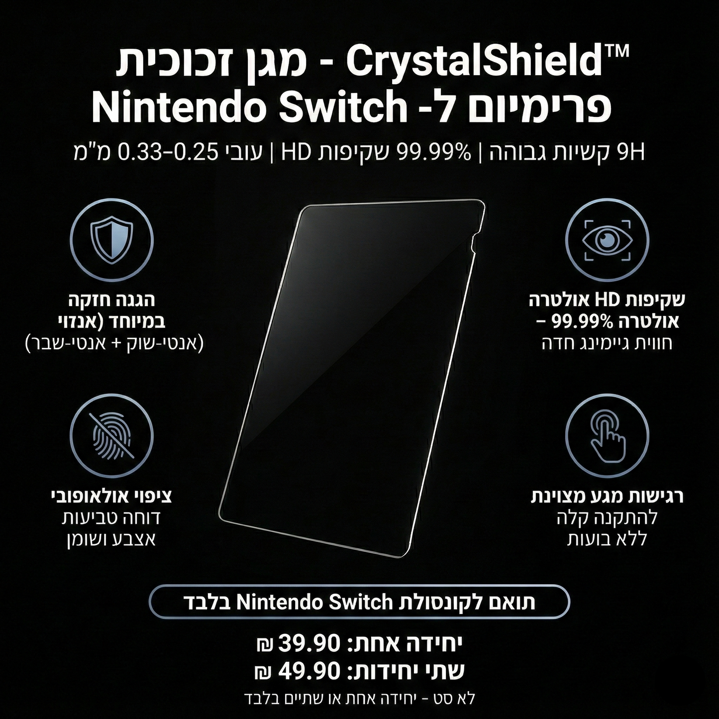 “נראה כמו מסך חדש” — שדרוג קטן, שינוי ענק.