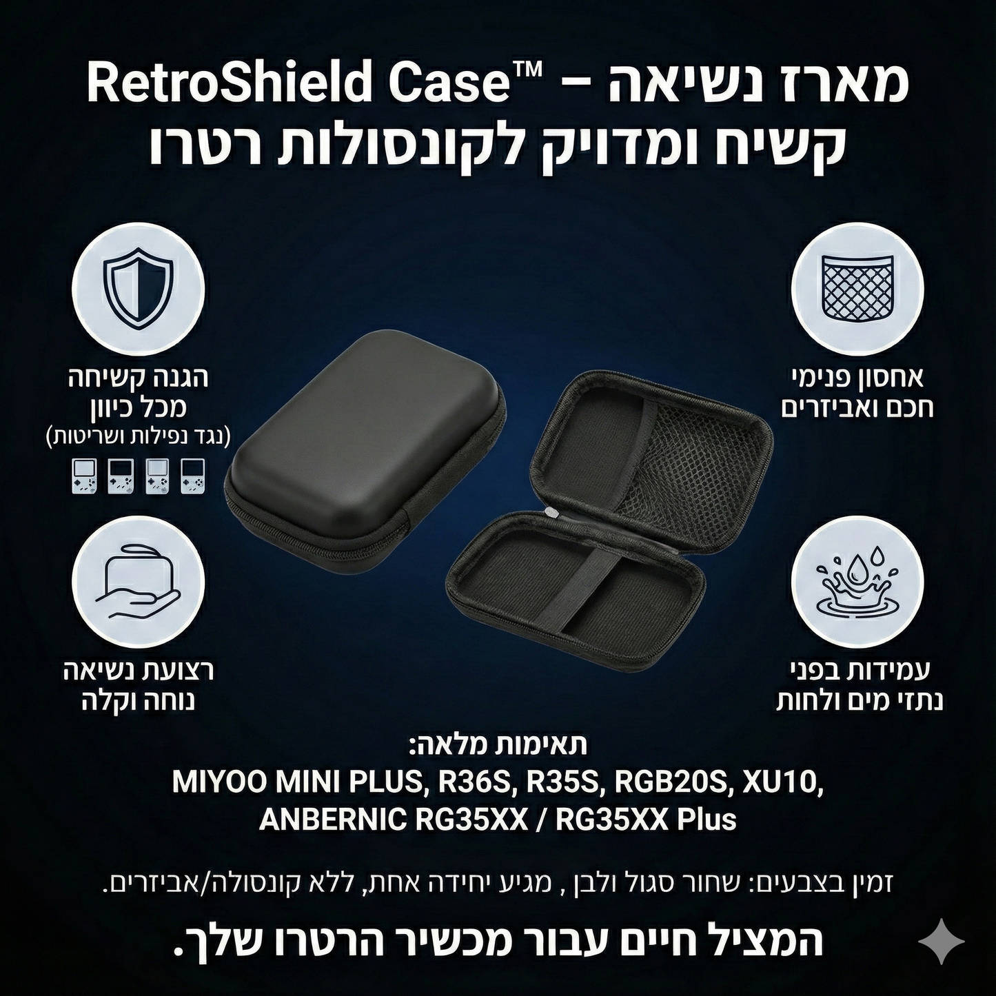 "הגנה מדהימה לכל הדרך" – נרתיק שמרגיש איכות ושקט נפשי מלא.