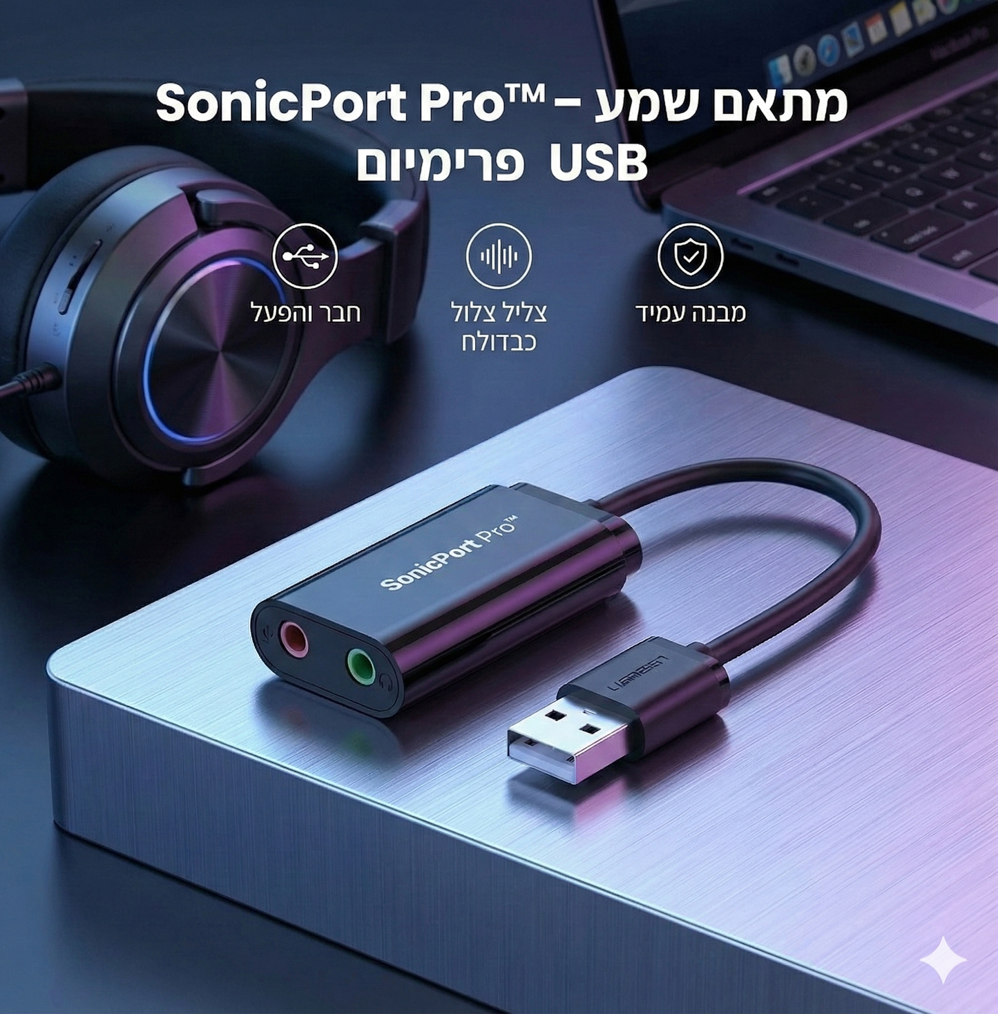 “שדרוג סאונד תוך שנייה” — באמת החזיר חיים למחשב שלי!