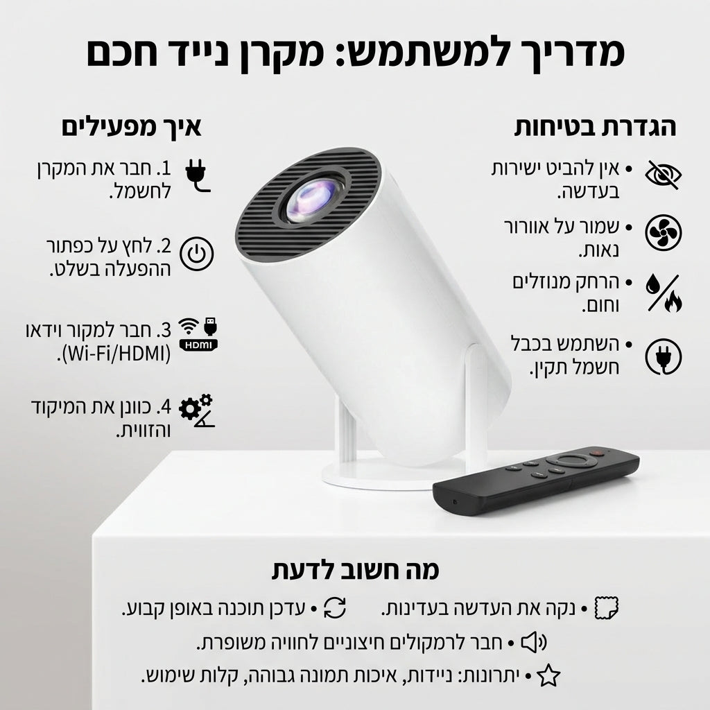 PlayVison™  - חוויה קולנועית ומשחקי רטרו במכשיר אחד.